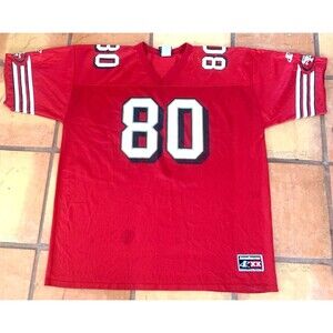 Vintage Jerry Rice San Francisco 49ers Jersey Sz XL Logo Athletic Distressed 90s
